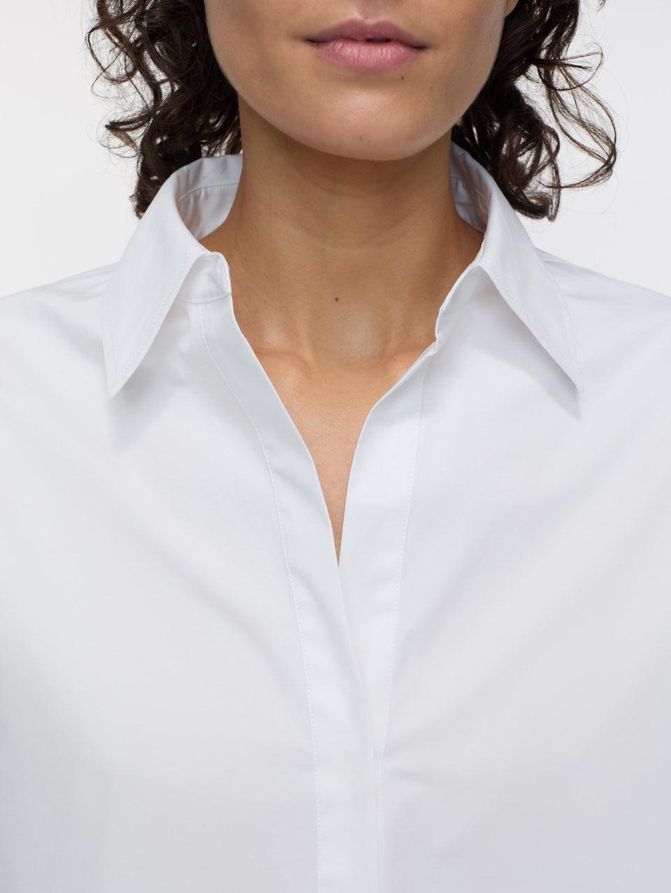 CLOSED Blusa con Scollo a Tunica Bianco Duty-free