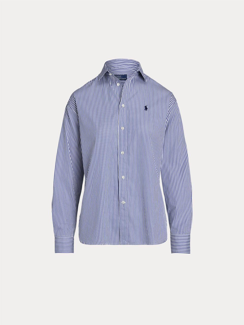 RALPH LAUREN Camicia a Righe Blu/Bianco Pezzi Unici