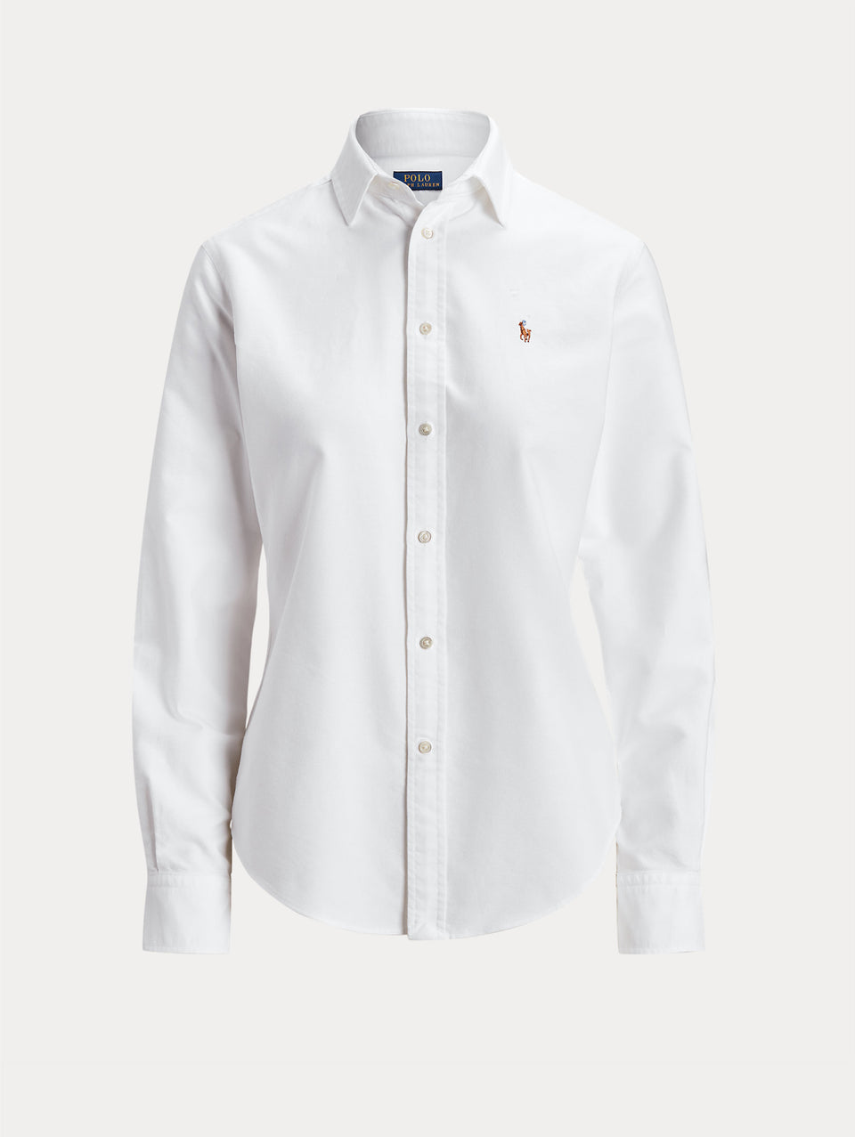 RALPH LAUREN Camicia Slim Fit in Oxford Bianco Affare Del Giorno