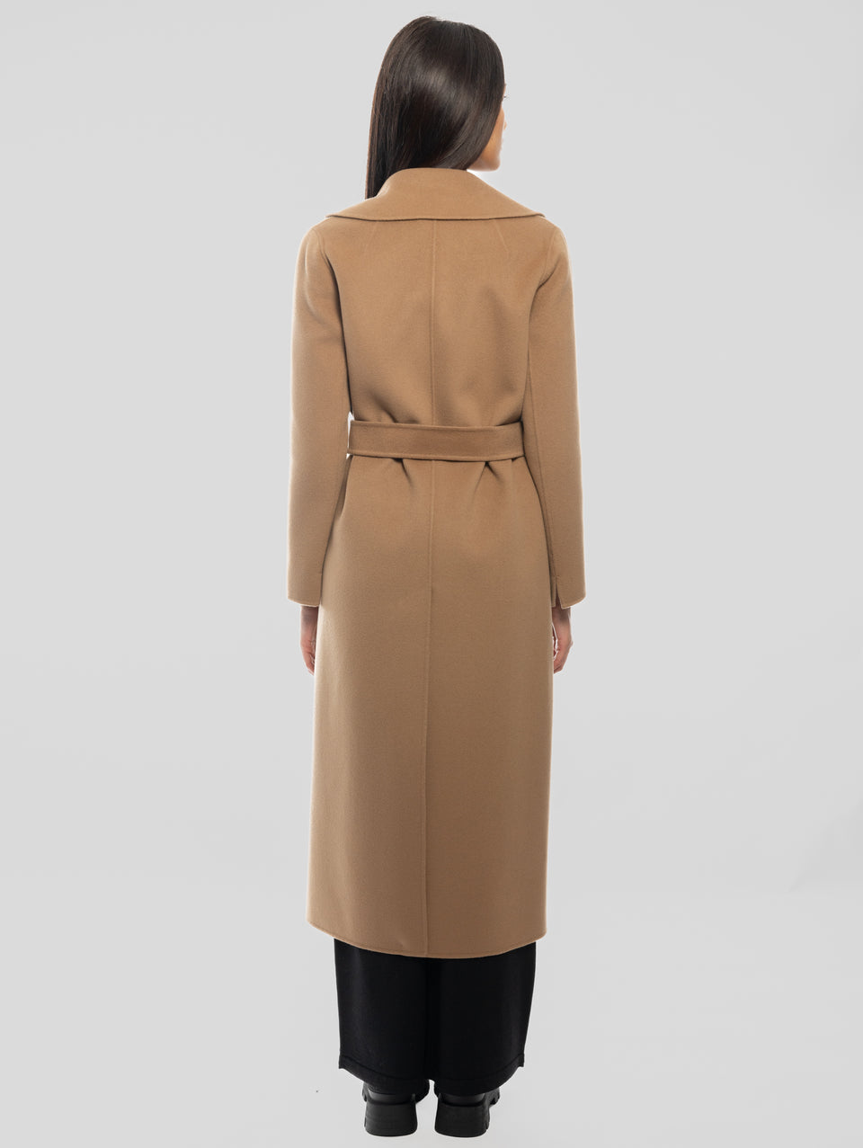 MAX MARA Cappotto Lungo a Vestaglia Poldo Cammello In Vendita