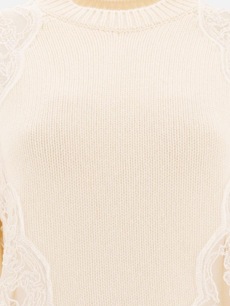 ﻿Vietti Elie Saab Maglione con inserti in pizzo Vendita Economica