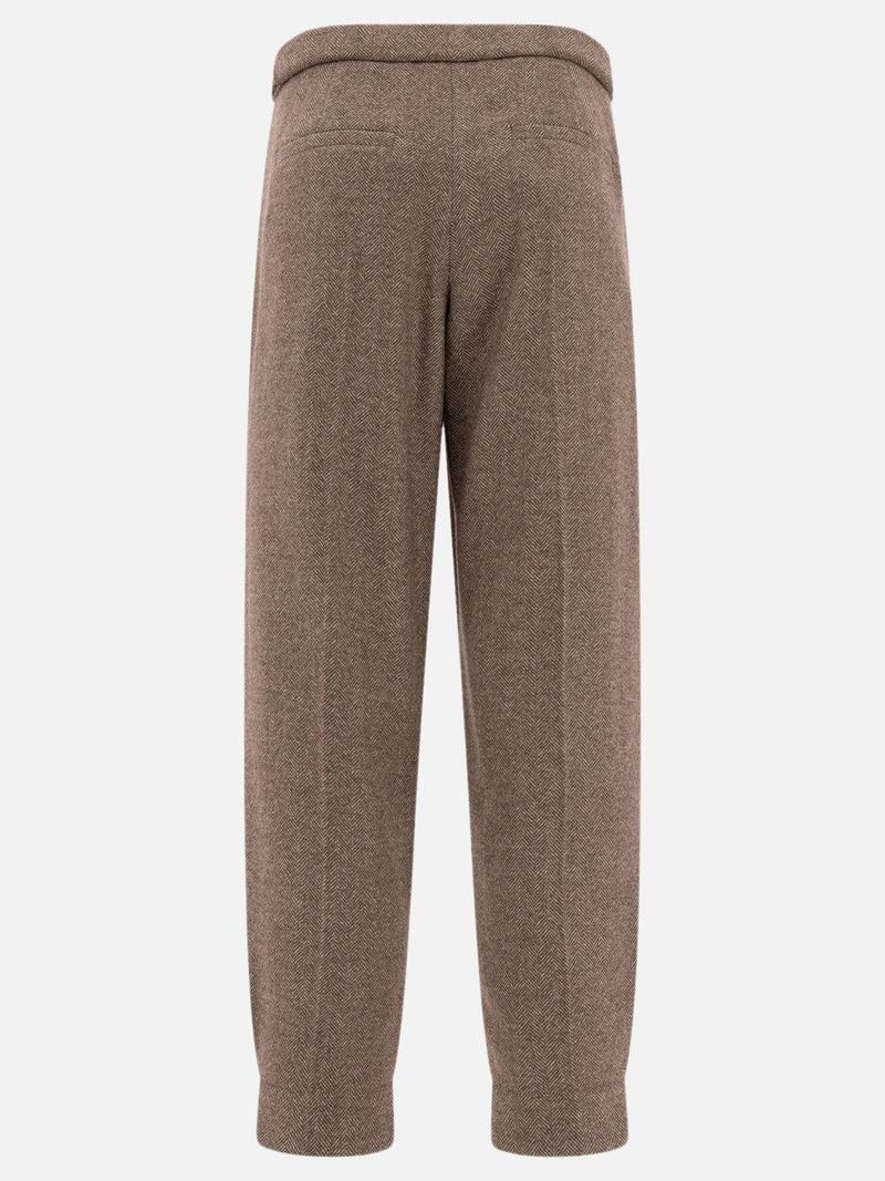 Vietti Brunello Cucinelli Pantaloni "Baggy Sartorial" Saldi Di Fabbrica