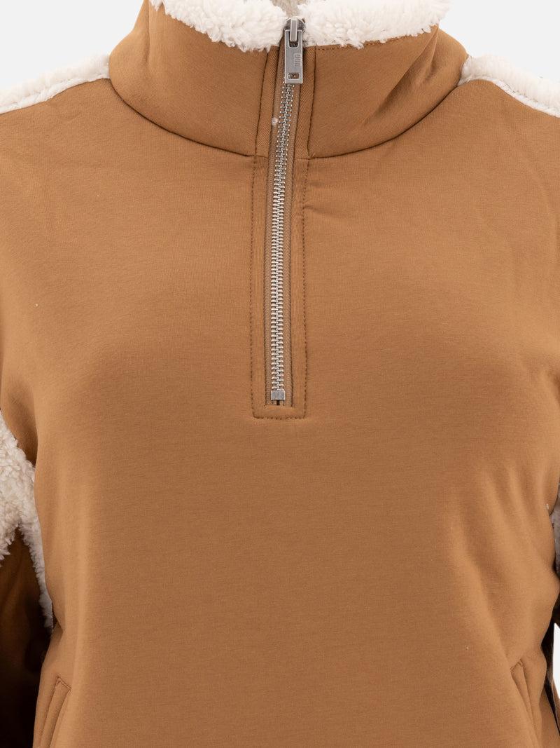 Vietti Ugg Felpa con mezza zip "Lydi" Nuovo