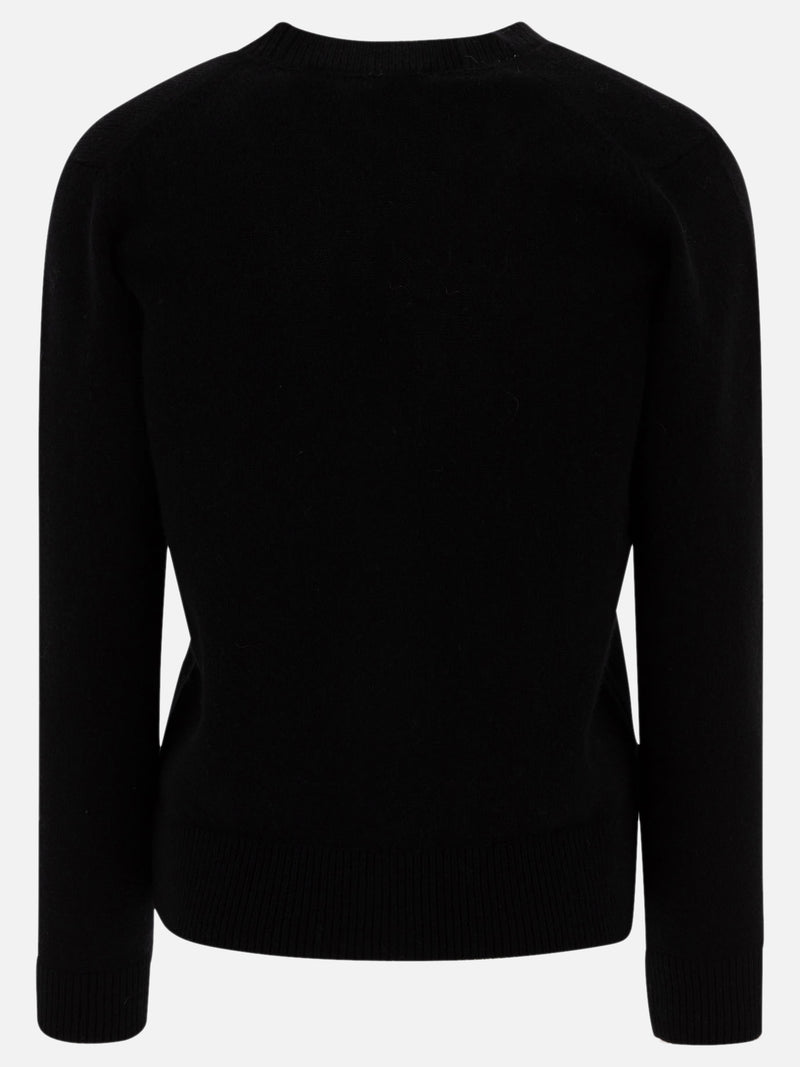 Vietti Maison Kitsuné Cardigan boxy "Baby Fox" Soddisfazione Garantita