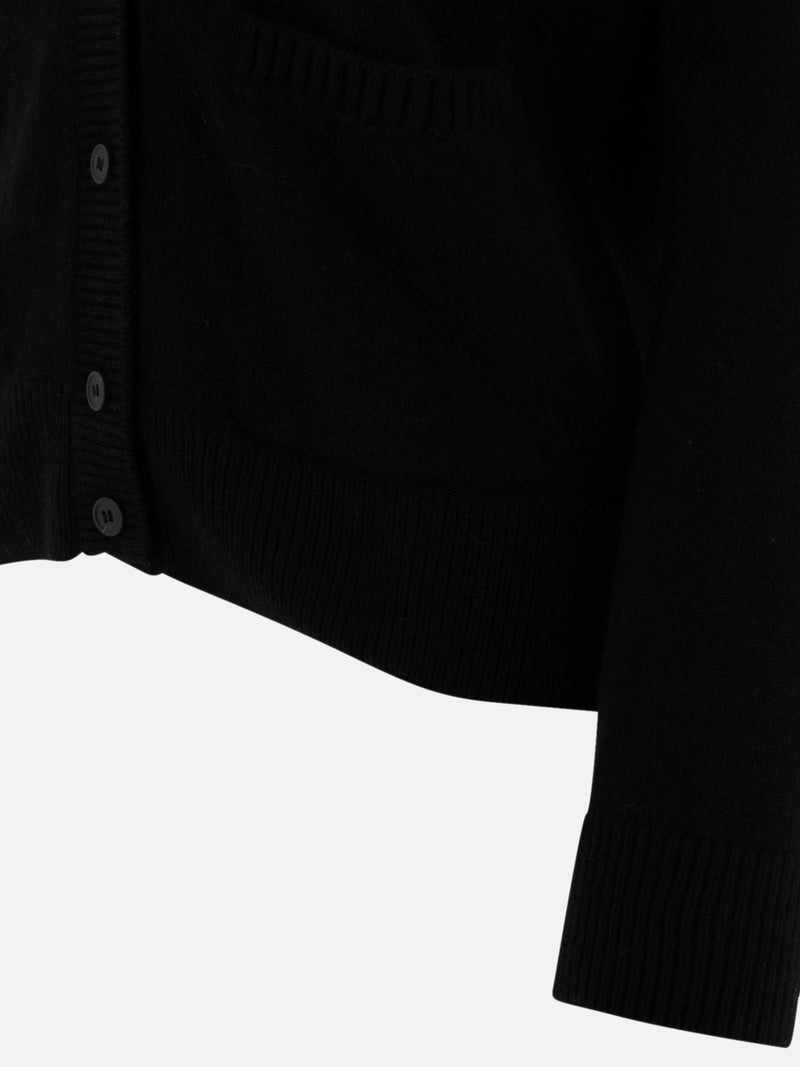 Vietti Maison Kitsuné Cardigan boxy "Baby Fox" Soddisfazione Garantita