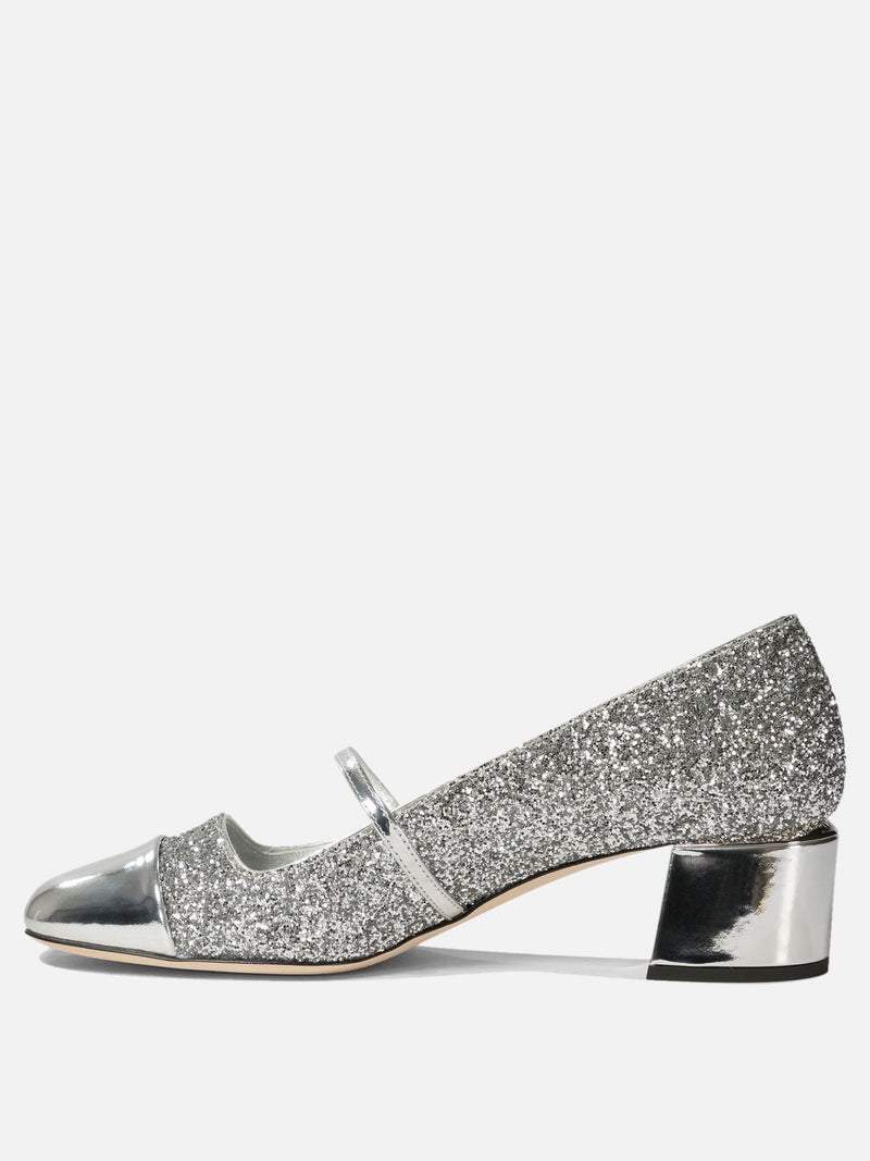 Vietti Jimmy Choo Décolleté con glietter "Elisa 45" Offerta