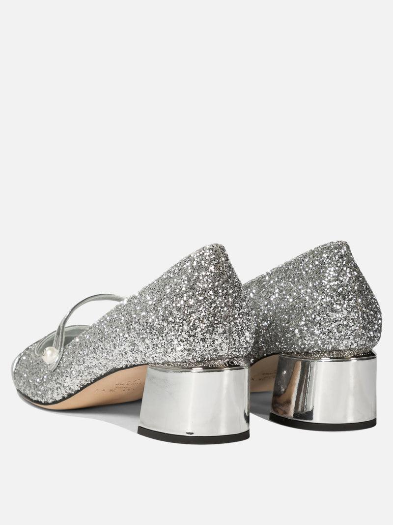 Vietti Jimmy Choo Décolleté con glietter "Elisa 45" Offerta