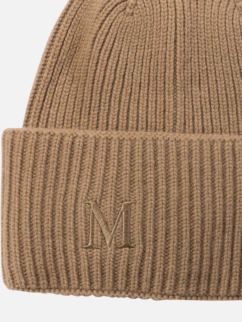 Vietti Max Mara Berretto in cashmere a coste Spedizione Gratuita