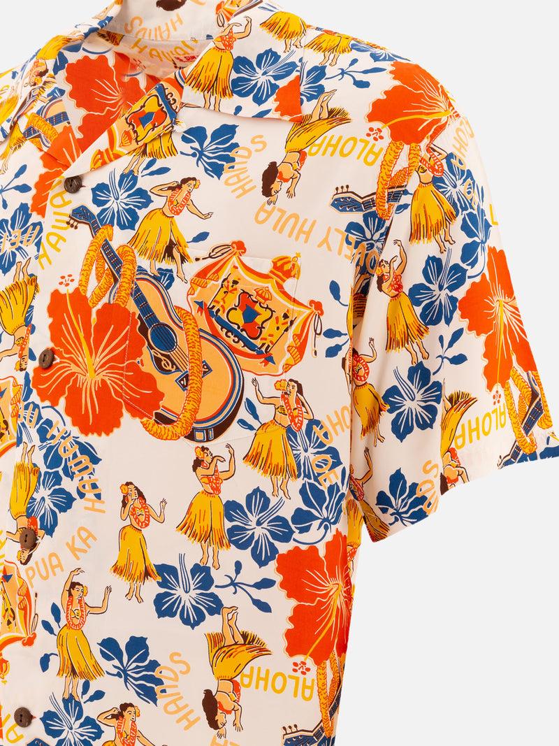 Vietti Sun Surf Camicia "Lovely Hula Hands" In Vendita