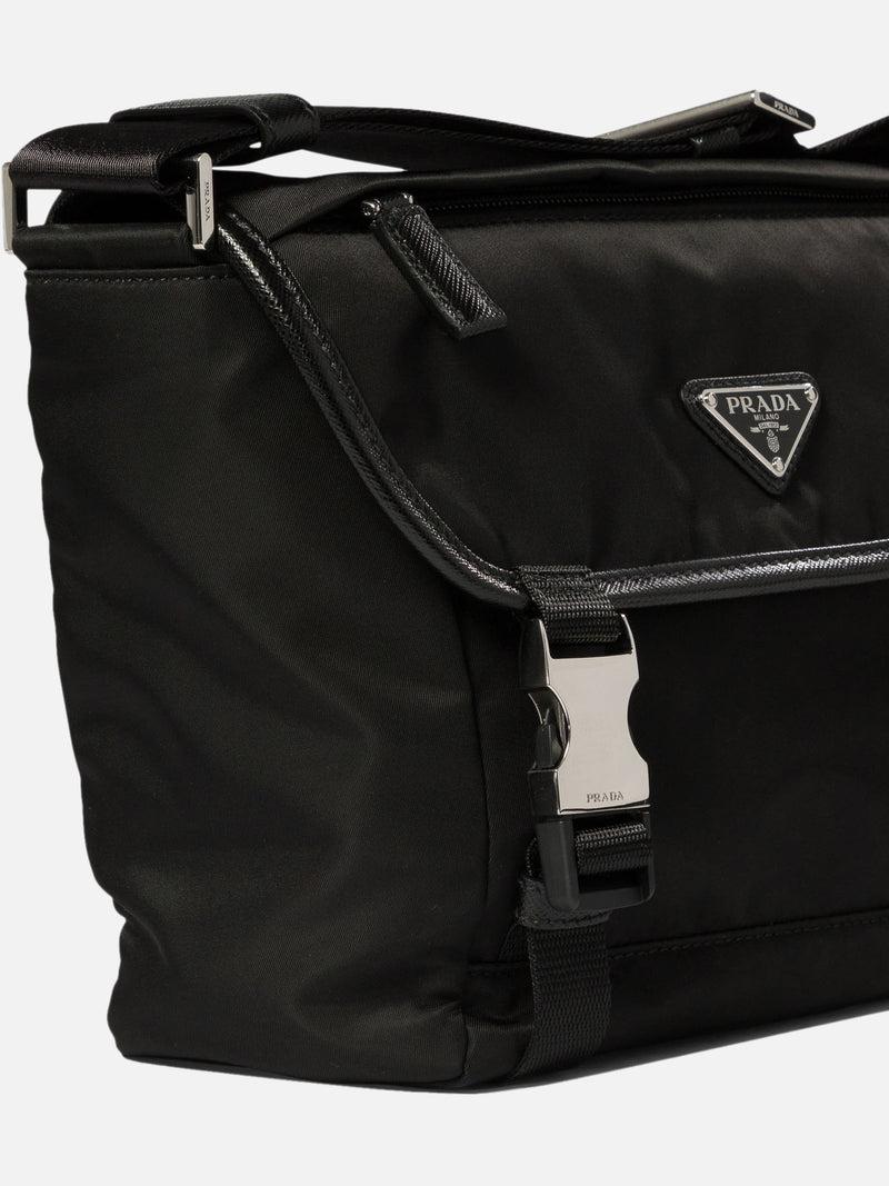 Vietti Prada Borsa a tracolla in Re-Nylon e Saffiano Soddisfazione Garantita