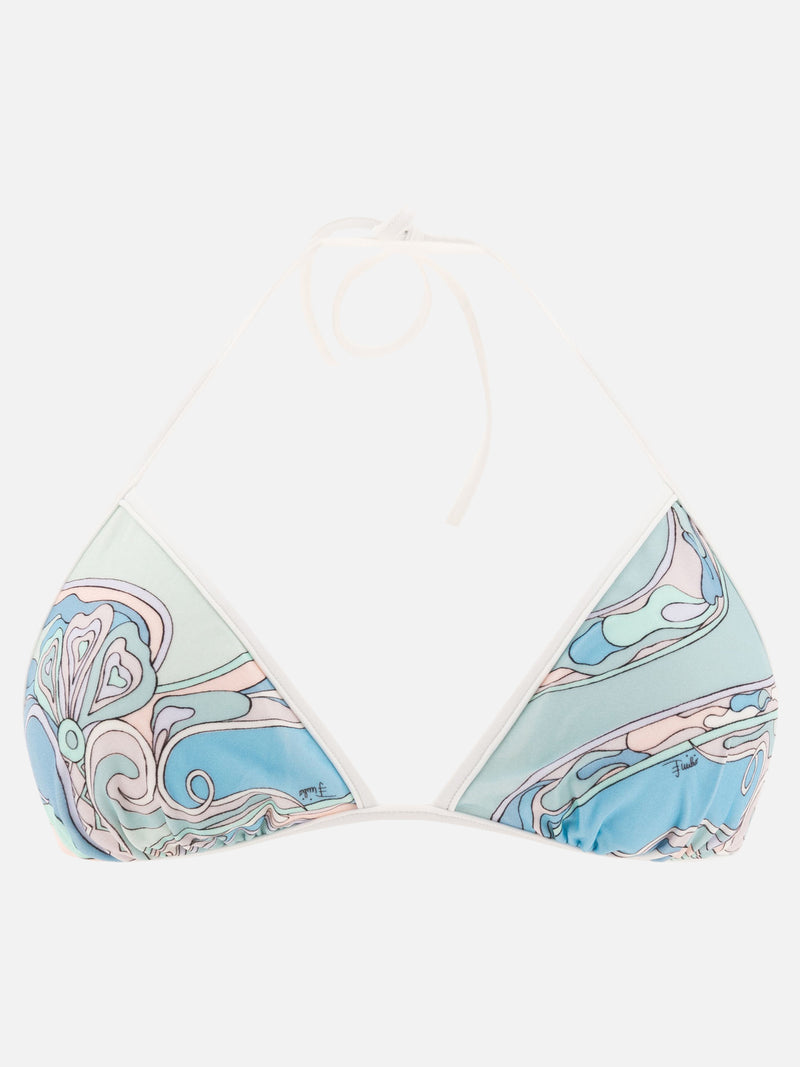 Vietti Pucci Top bikini con stampa Orchidee Moda