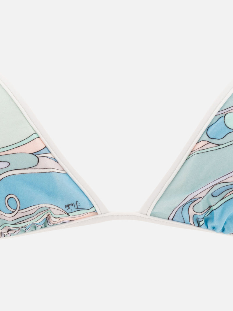 Vietti Pucci Top bikini con stampa Orchidee Moda