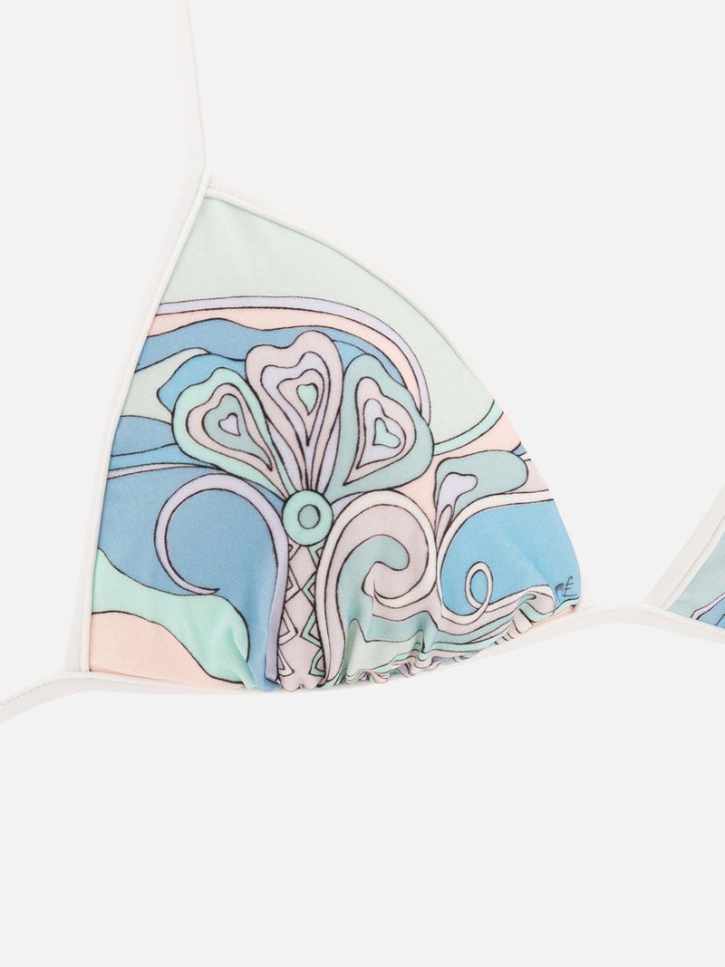 Vietti Pucci Top bikini con stampa Orchidee Moda