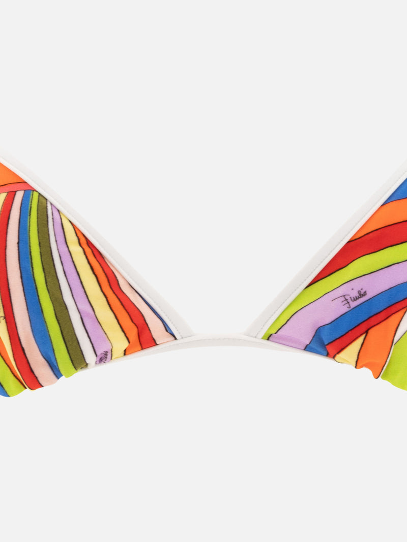 Vietti Pucci Top bikini con stampa Iride 2025