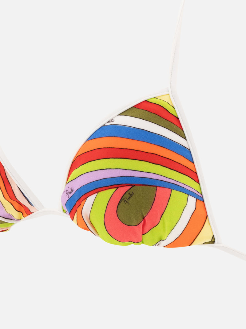 Vietti Pucci Top bikini con stampa Iride 2025