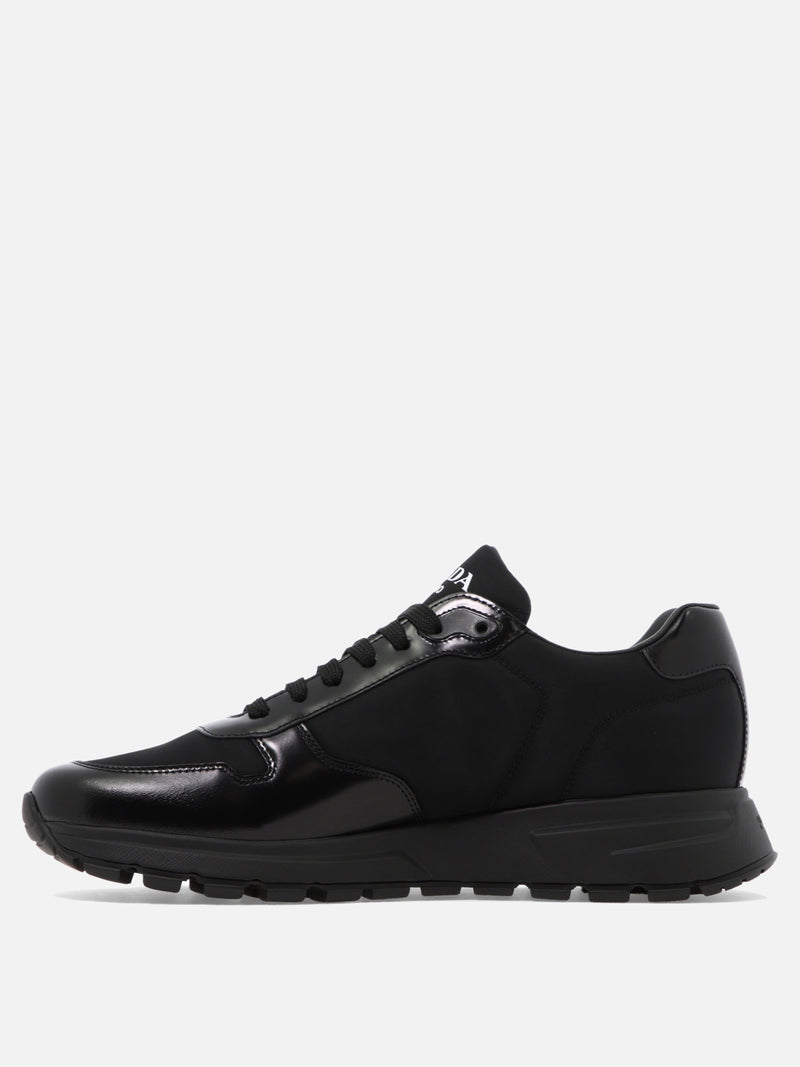 Vietti Prada Sneaker in pelle e Re-Nylon "PRAX 01" Vendita