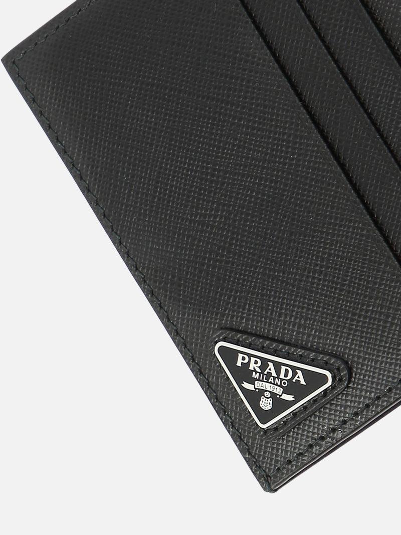 Vietti Prada Portacarte in Saffiano Outlet