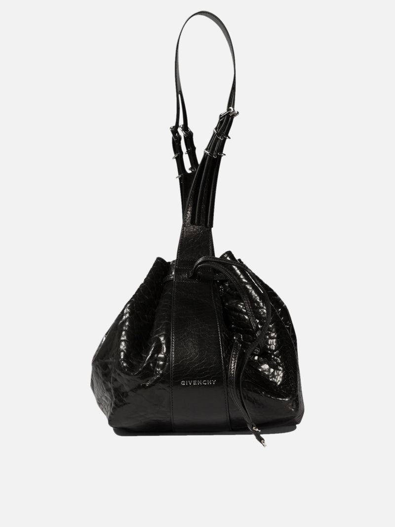 Vietti Givenchy Borsa a spalla "Pumpkin Medium" in pelle verniciata craquelé Promozione