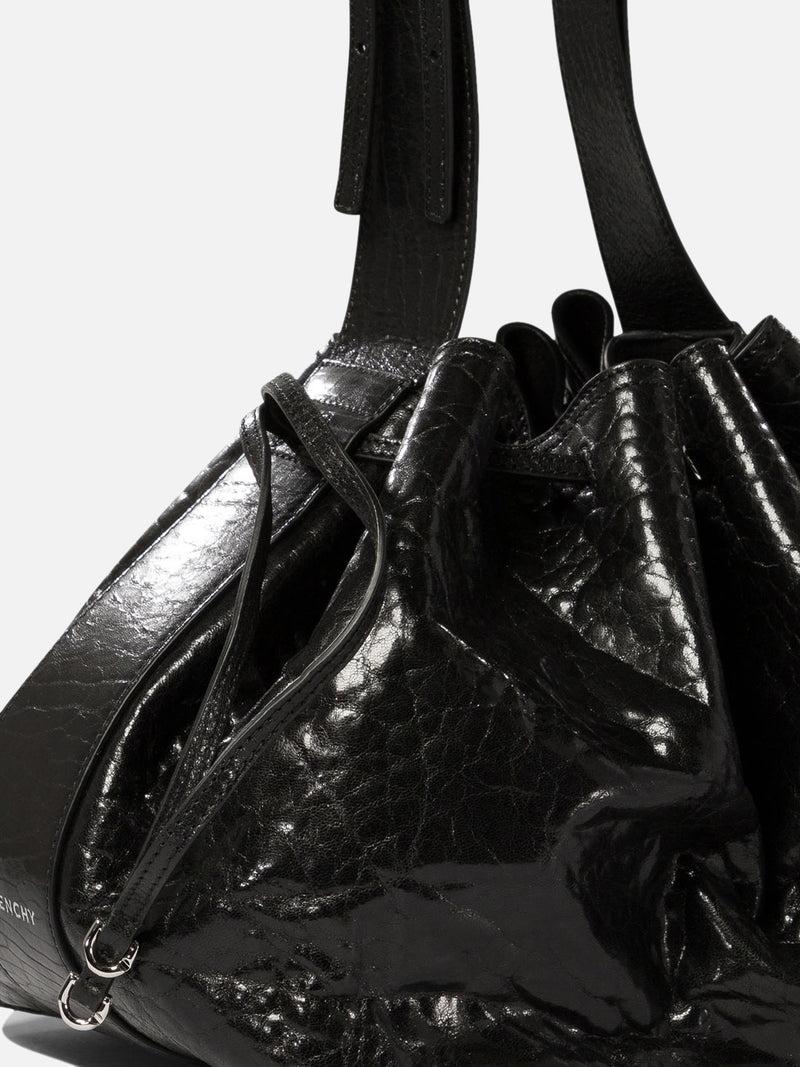 Vietti Givenchy Borsa a spalla "Pumpkin Medium" in pelle verniciata craquelé Promozione