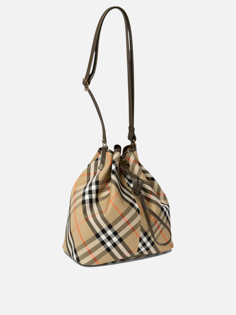Vietti Burberry Borsa a secchiello "Vintage Check" Soddisfazione Garantita
