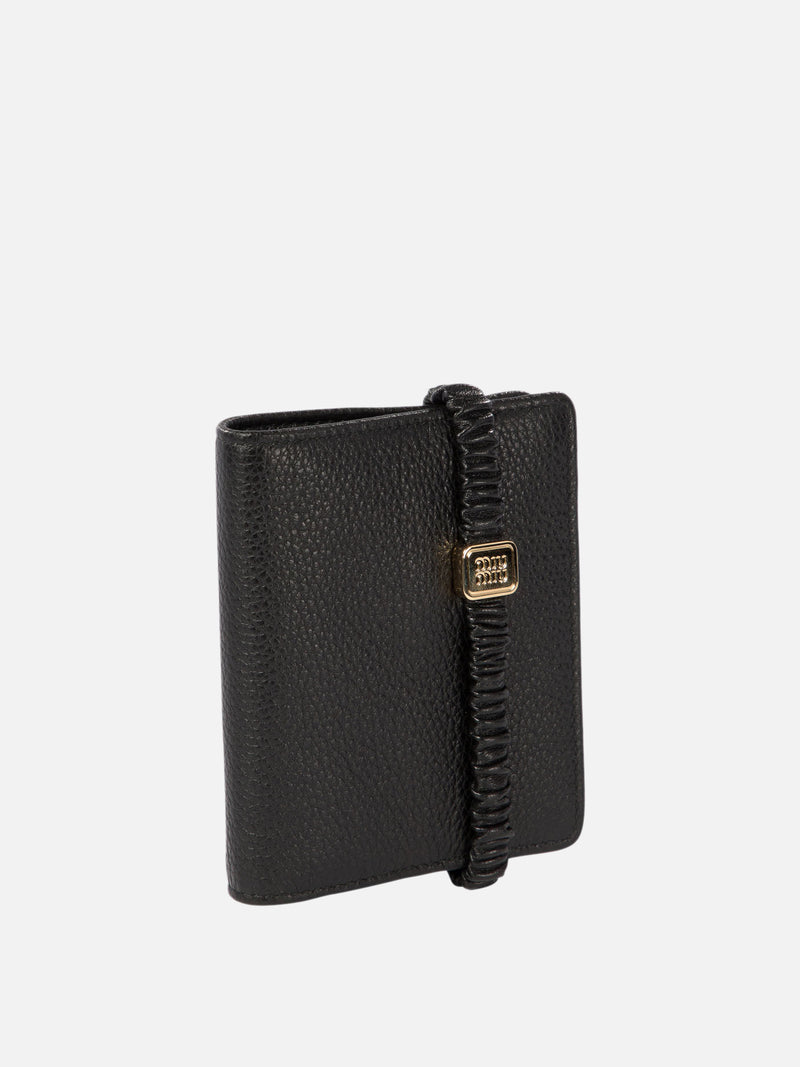 Vietti Miu Miu Portafoglio con logo Outlet