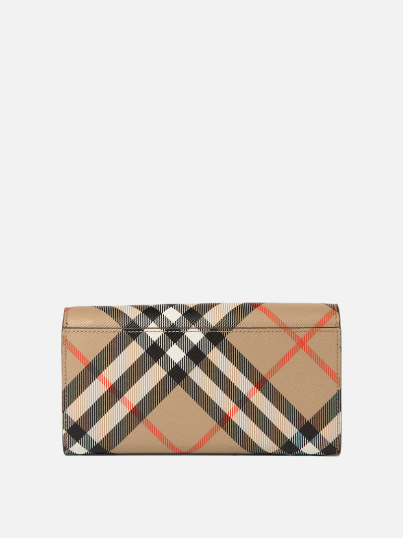 Vietti Burberry Portafoglio continental Check Vendita Calda