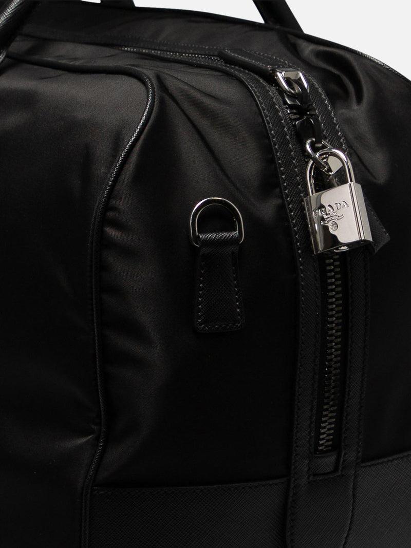 Vietti Prada Borsone da viaggio in Re-Nylon e Saffiano Lightning offer