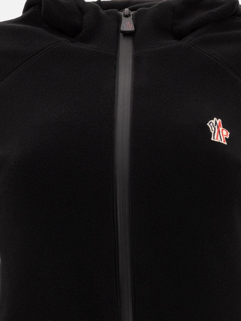 Vietti Moncler Grenoble Giacca in pile con cappuccio e zip Fino al 55% di sconto