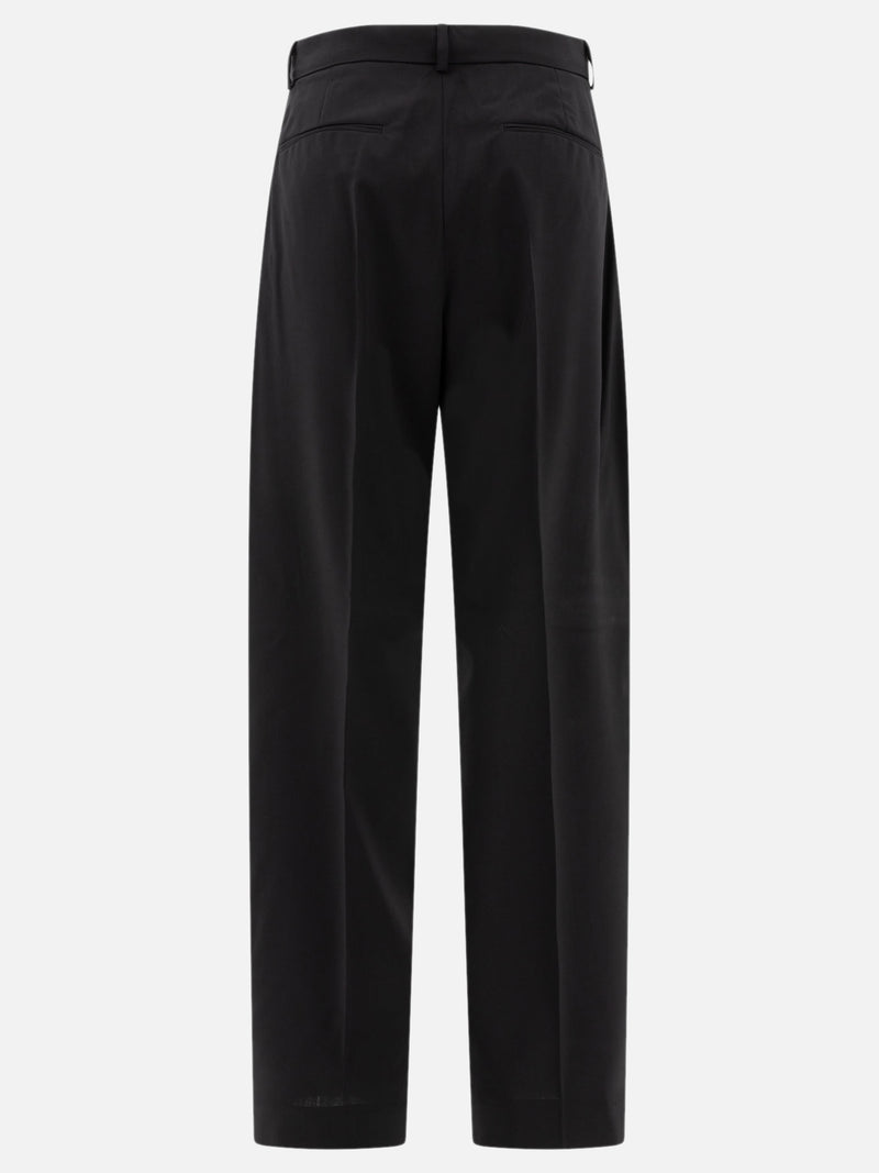 Vietti Max Mara Sportmax Pantaloni oversize in lana stretch In vendita