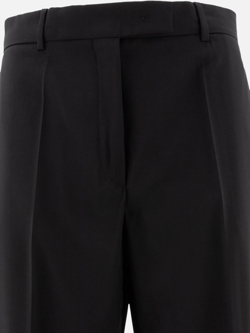 Vietti Max Mara Sportmax Pantaloni oversize in lana stretch In vendita