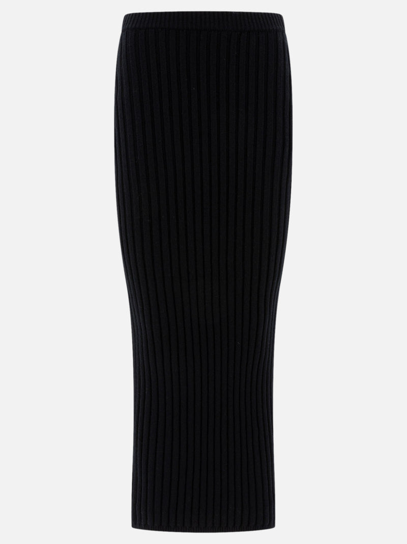 Vietti Max Mara Gonna in maglia di lana e cashmere Italy
