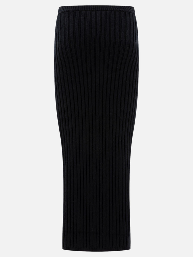 Vietti Max Mara Gonna in maglia di lana e cashmere Italy