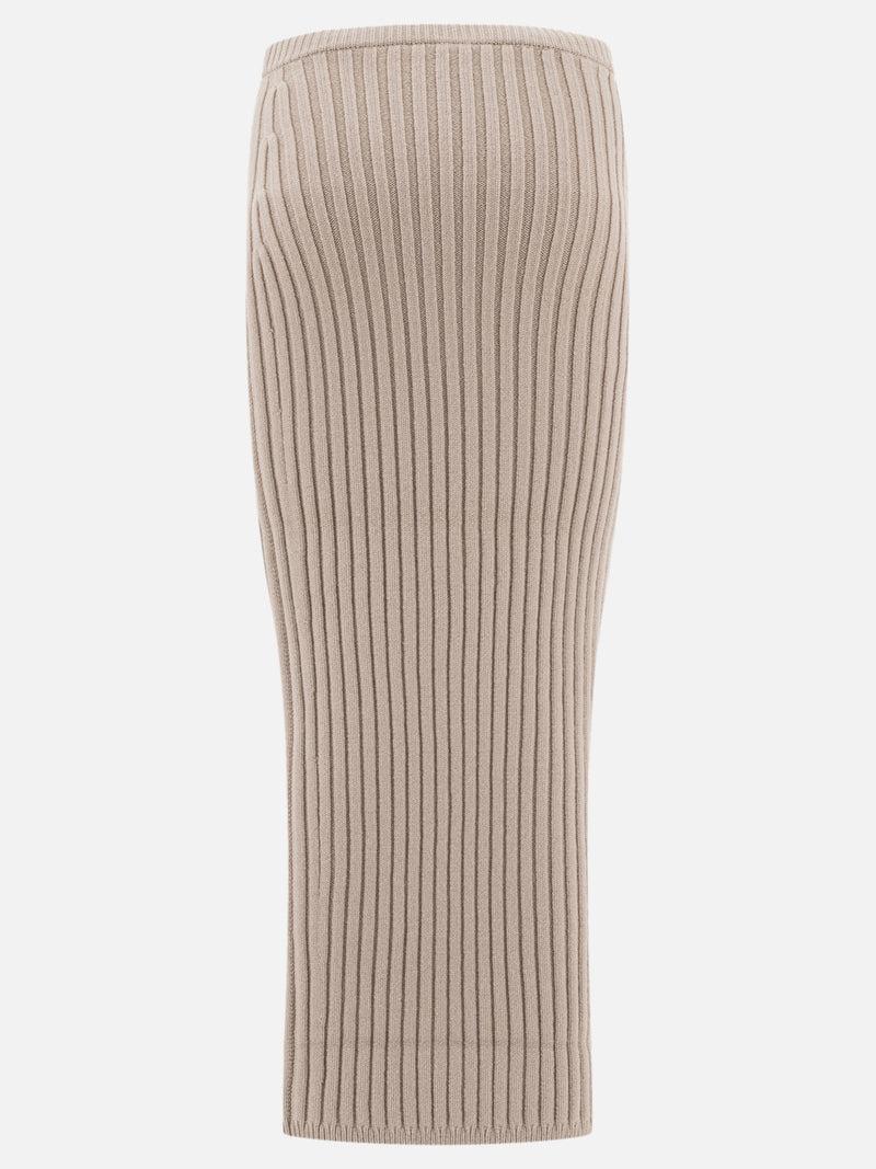 Vietti Max Mara Gonna in maglia di lana e cashmere Italia