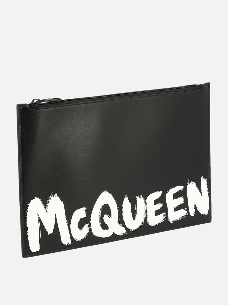 Vietti Alexander McQueen Clutch "McQueen Graffiti" Spedizione gratuita