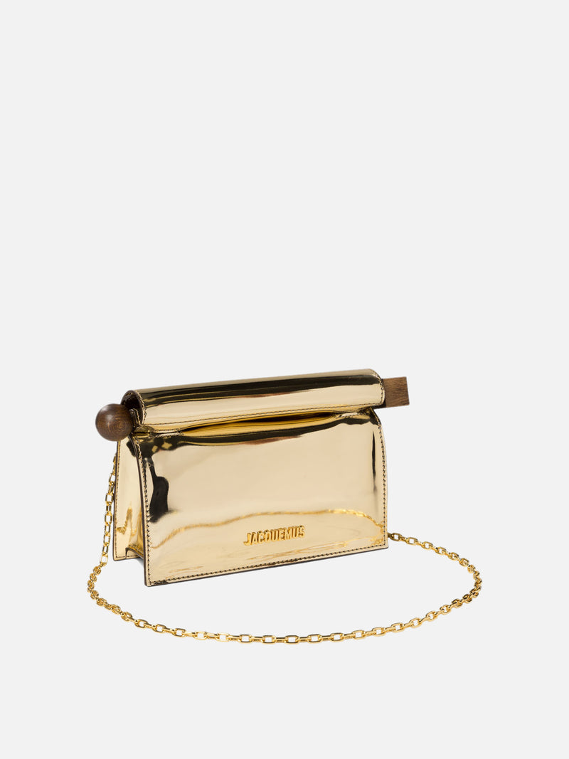 Vietti Jacquemus Clutch "La Petite Pochette Rond Carré" Vendita