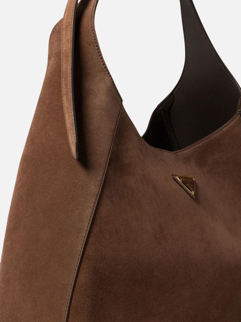 Vietti Prada Borsa hobo in pelle scamosciata Promozione Limitata