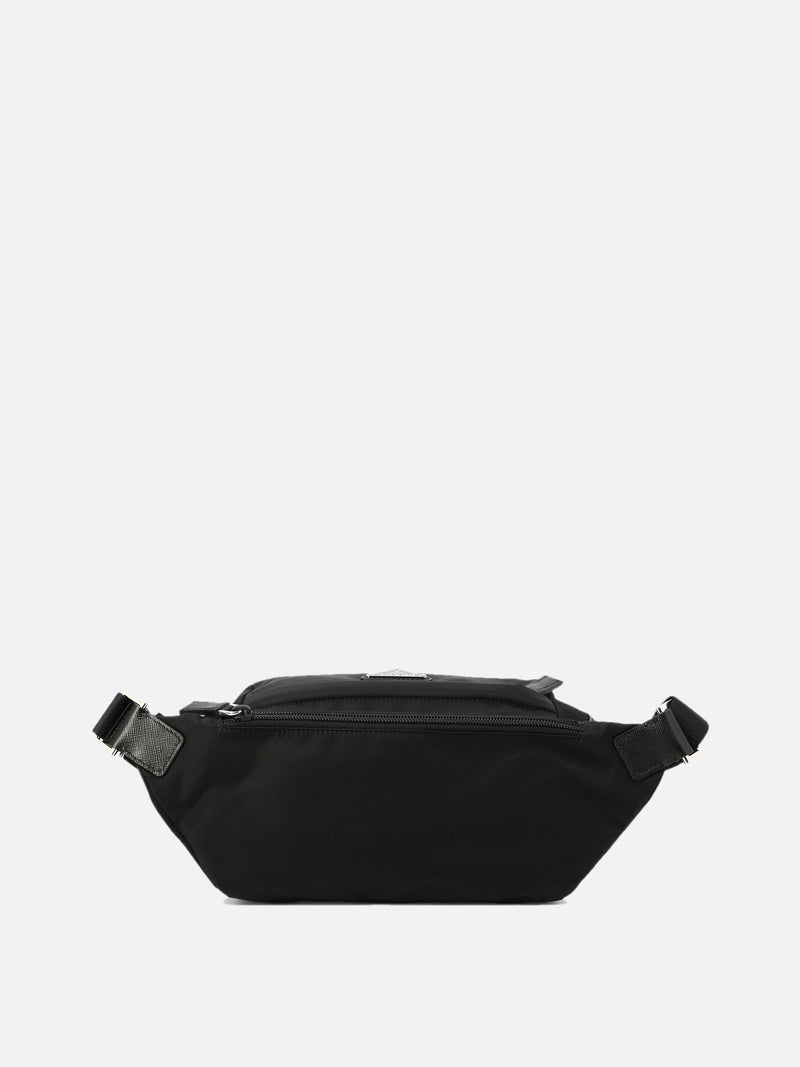 Vietti Prada Borsa a spalla in Re-Nylon e Saffiano Super sconto
