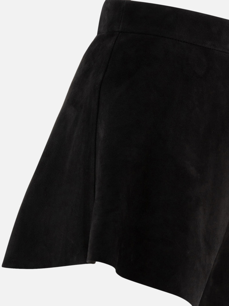Vietti Max Mara Short in pelle scamosciata Grande vendita