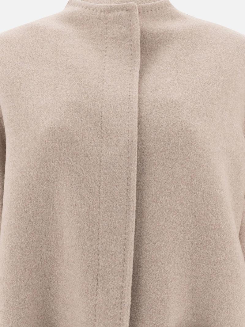Vietti Max Mara Atelier Cappotto svasato in cashmere double Vendita calda