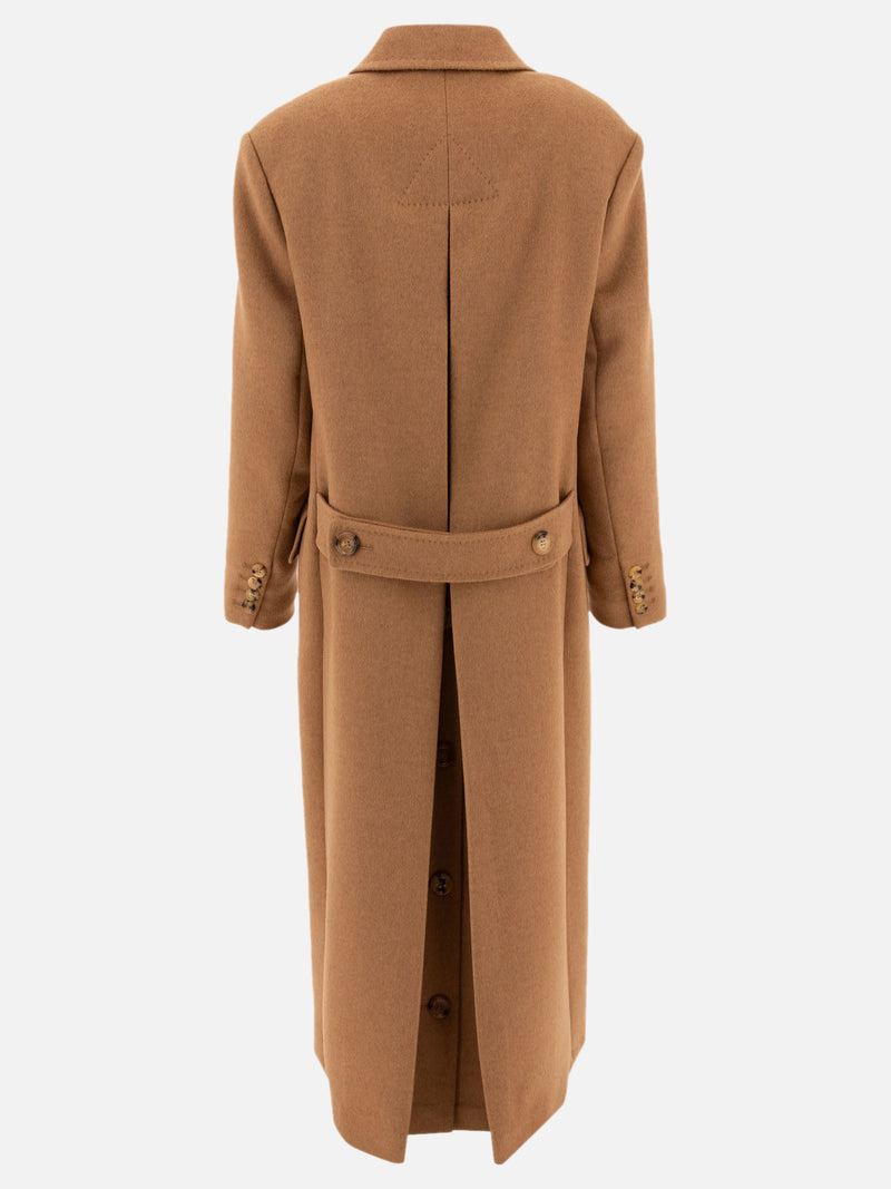 Vietti Max Mara Cappotto doppiopetto in cammello Latest fashion