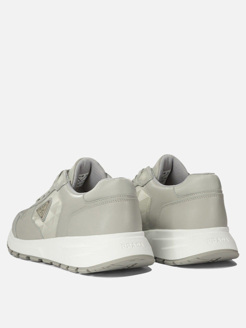 Vietti Prada Sneakers in pelle e Re-Nylon "Prax 01" Offerte esclusive