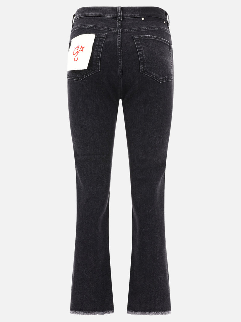 Vietti Golden Goose Jeans "New Cropped Flare" Vendita