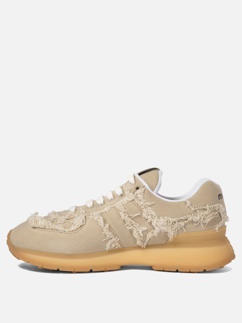 Vietti Miu Miu Sneaker in denim Liquidazione