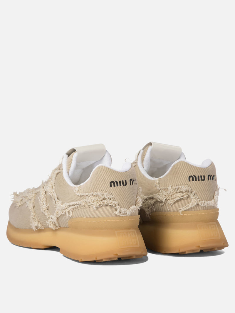 Vietti Miu Miu Sneaker in denim Liquidazione