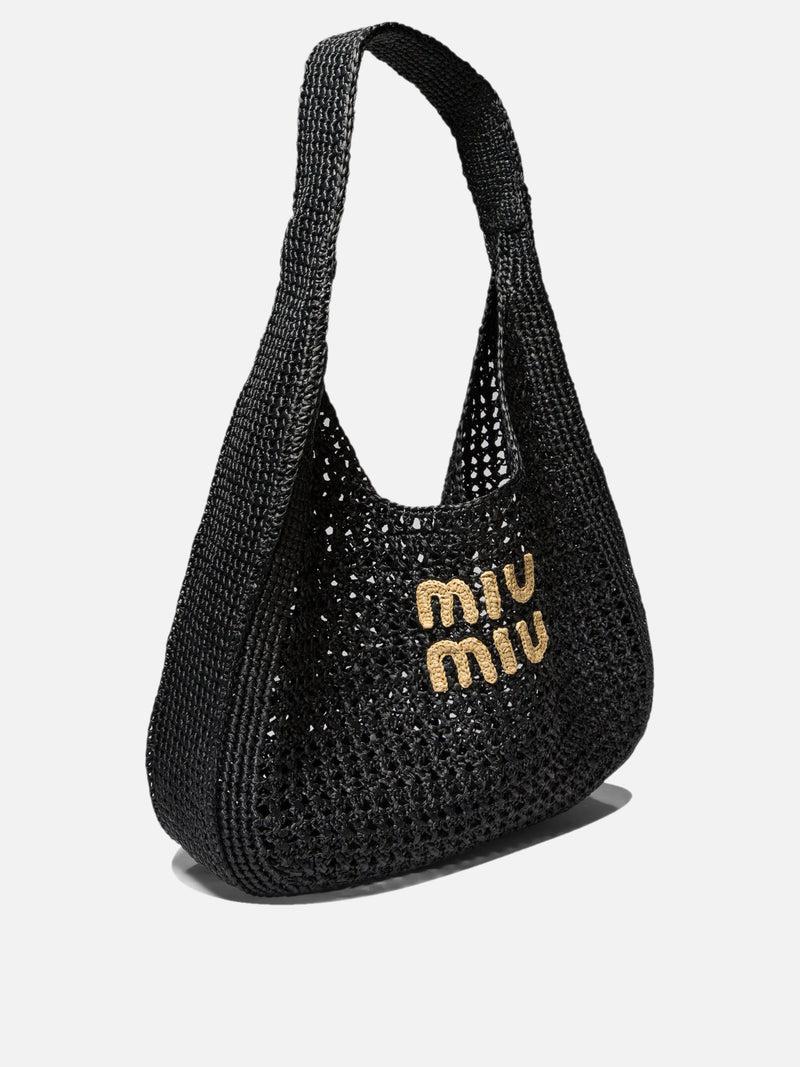 Vietti Miu Miu Borsa a spalla crochet con logo Only for today