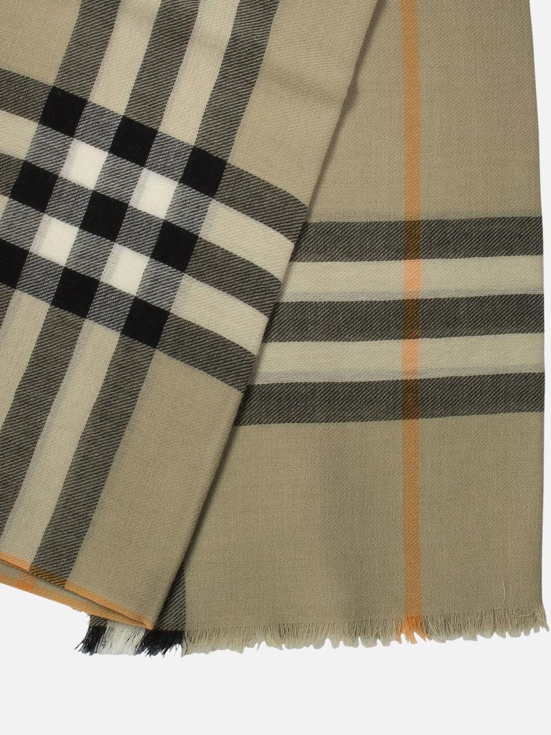 Vietti Burberry Sciarpa in lana Check Sottocosto