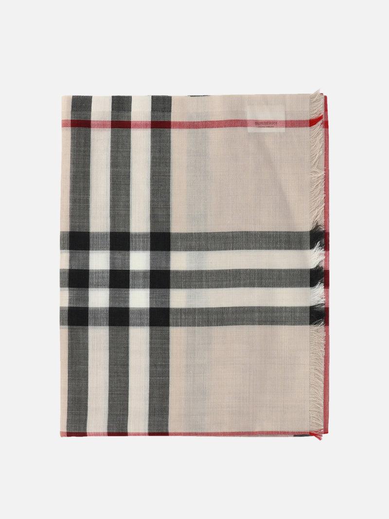 Vietti Burberry Sciarpa in lana e seta Check Convenienza