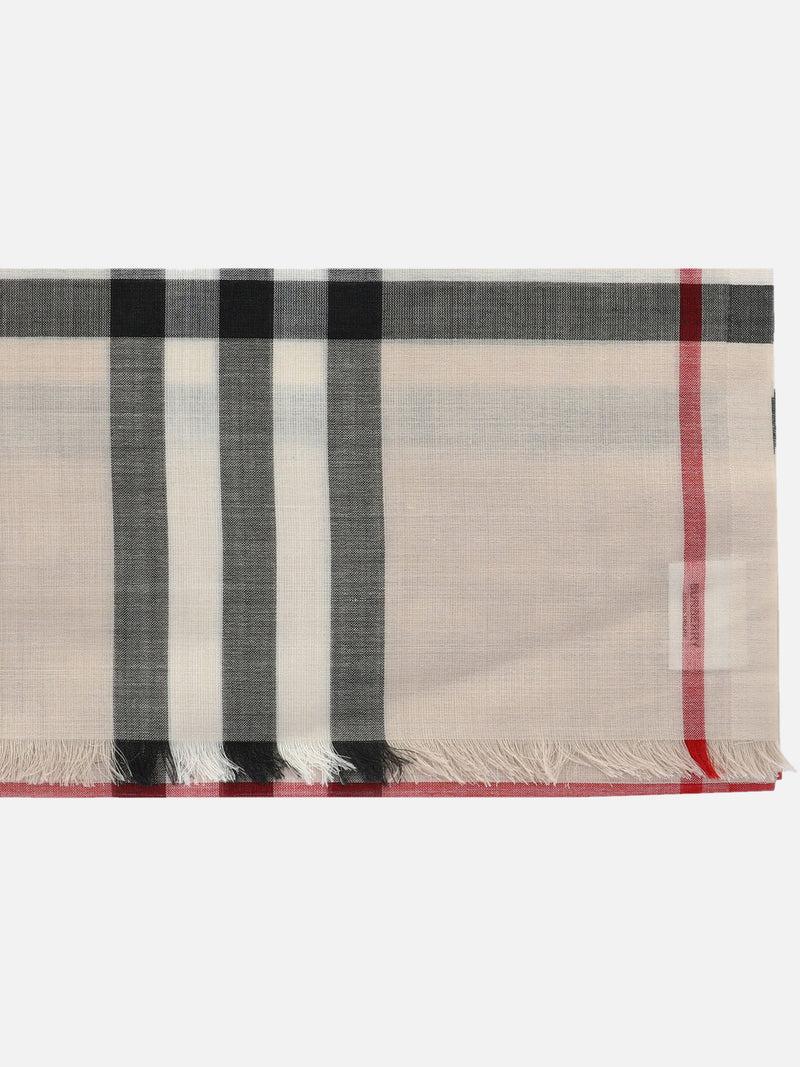 Vietti Burberry Sciarpa in lana e seta Check Convenienza
