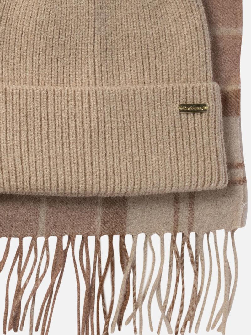 Vietti Barbour Set sciarpa e berretto "Aubrey" Sconto
