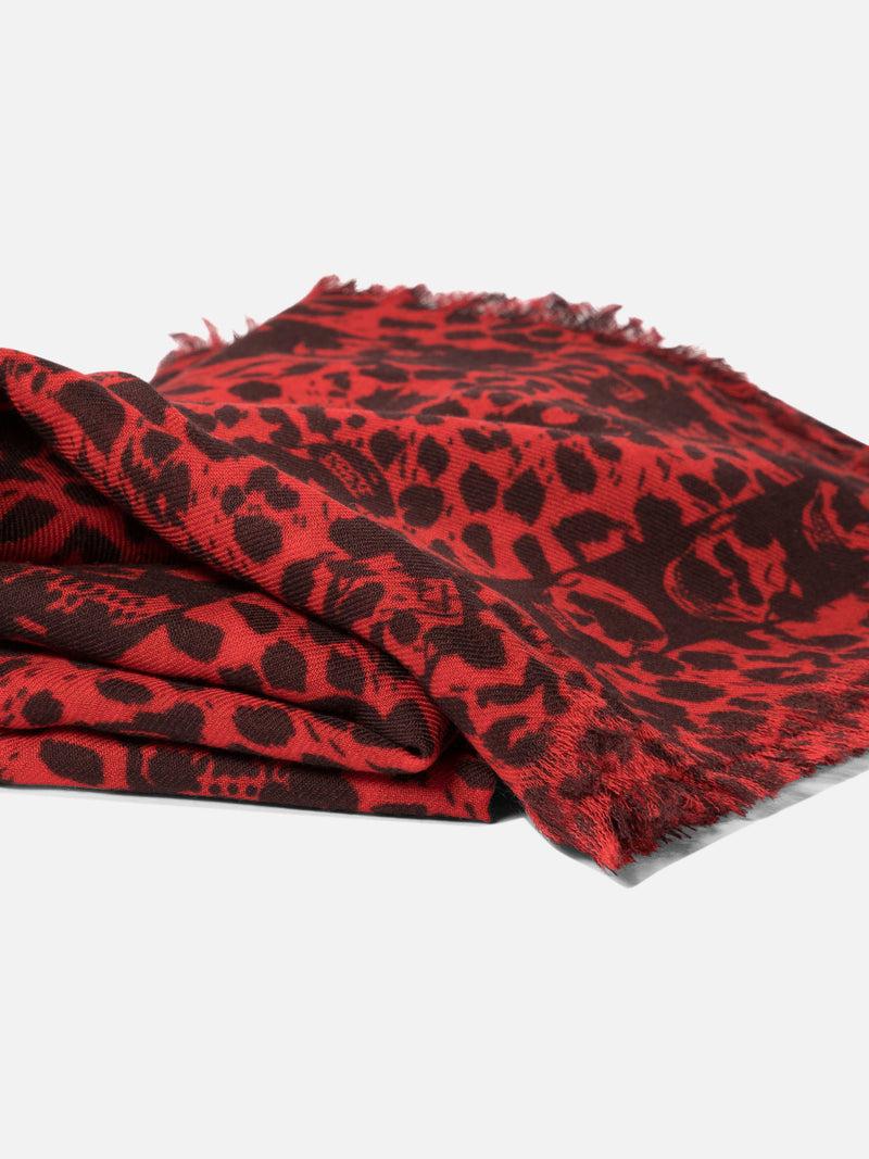 Vietti Alexander McQueen Foulard "Leopard Skull" Online